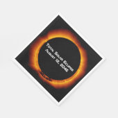 2045年太陽の皆既食 スタンダードランチョンナプキン (角)