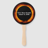 2045年太陽の皆既食 ハンドファン (裏面)