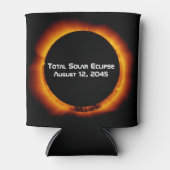 2045年太陽の皆既食 缶クーラー (正面)