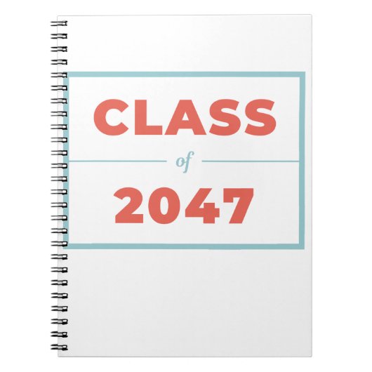 2047年クラス ノートブック (正面)