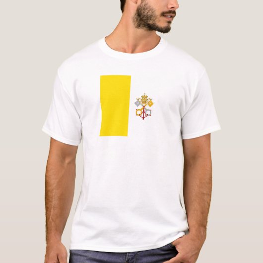 2048px-Flag_of_the_Vatican_City.svgのStatoのデル… Tシャツ (正面)