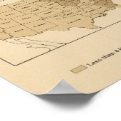 205製造業/平方マイル ポスター (角)