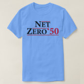 2050年気候変動に伴う炭素排出量の削減 Tシャツ (デザイン正面)