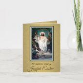 206幸せで嬉しいイースターの挨拶状 シーズンカード (正面)