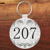 207市外局番 キーホルダー (正面)