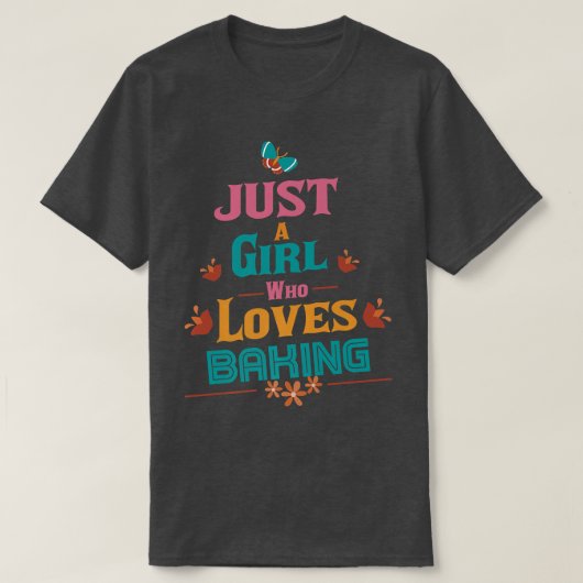 2073年のベーキングを愛する少女 Tシャツ (デザイン正面)