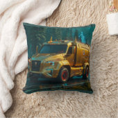 2076年からの未来的なサイバートラック クッション (ブランケット)