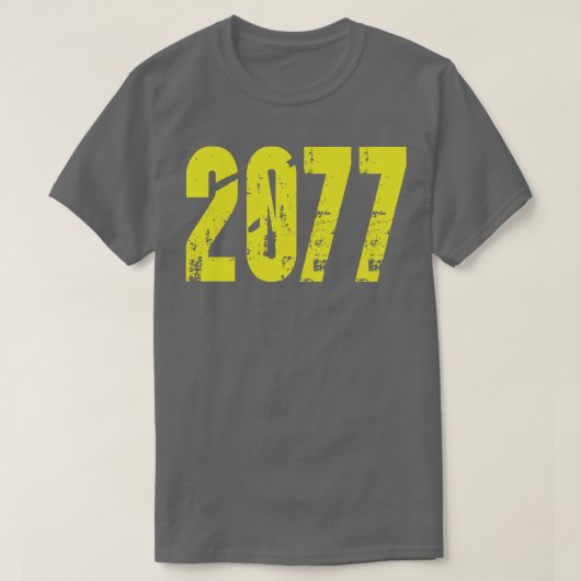 2077 Tシャツ (デザイン正面)