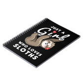 209のナマケモノを愛する女の子、ナマケモノ ノートブック (左側)