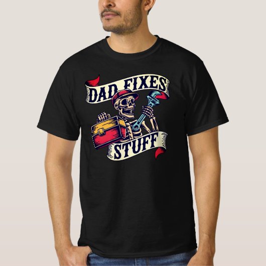 #20 お父さん - サイズを選んでください Tシャツ (正面)