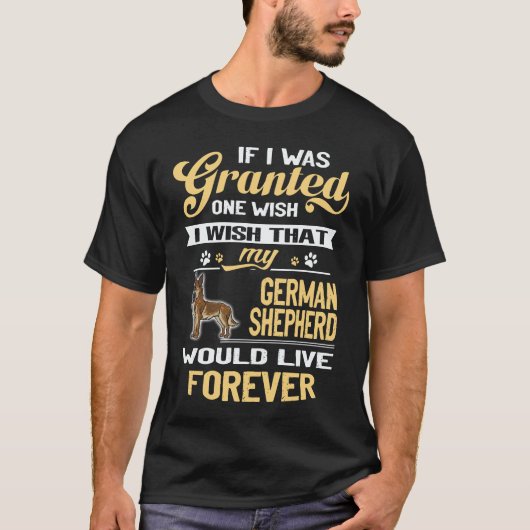 20 もし願いが一つだけ叶うとしたら僕は僕のドイツ Tシャツ (正面)