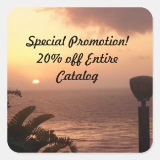 20%オフ – 海表示 スクエアシール