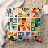 20"コットン – バウハウス装飾アートピロー18 クッション (ブランケット)