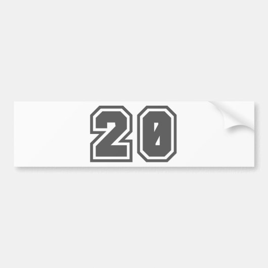 20 バンパーステッカー (正面)