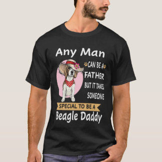 20 ビーグルおじさん どんな男性にも Tシャツ
