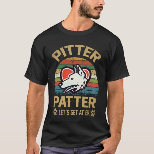 20 ピタパタ始めよう ジャーマンシェパード Tシャツ (正面)