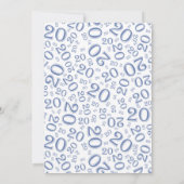 20 – 乱数パターン青/白20イベント 招待状 (裏面)