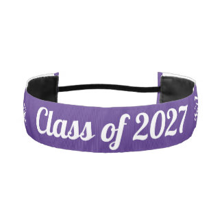20??年卒業クラス 白地に黒 Customize Year アスレチックヘッドバンド