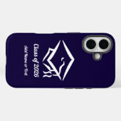 20??年卒業クラス NVYWHT カスタム年名 Case-Mate iPhoneケース (裏面 (横))