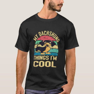 20 私のダックスフントの件 私はクール - ヴィンテージ Tシャツ