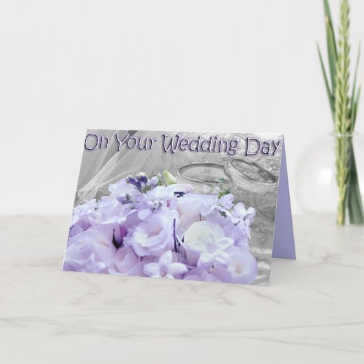 20.結婚式の日に カード (正面)