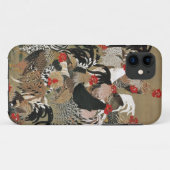 20. 群鶏図、オンドリの若冲の群、Jakuchūの日本芸術 Case-Mate iPhoneケース (裏面(横))