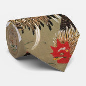 20.群鶏図,若冲ろくろ師の群れ若冲 ネクタイ (ロール)
