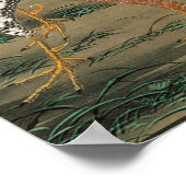 20.群鶏図,若冲ろくろ師の群れ若冲 ポスター (角)