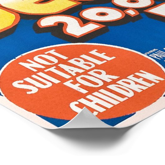 20,000ファソムポスターの獣 ポスター (角)