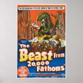 20,000ファソムポスターの獣 ポスター (正面)