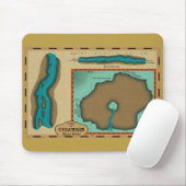 20,000リーグVulaniaトンネルマップマウスパッド マウスパッド (マウス)