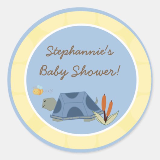 20 - 1.5インチお気に入りステッカーLeap Frog Turtle Bee ラウンドシール (正面)