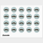 20 - 1.5インチの封筒I mustache you a question ラウンドシール (シート)