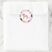 20 - 1.5インチ封筒用シールジャングルクイーンタイガーサファリ ラウンドシール (バッグ)