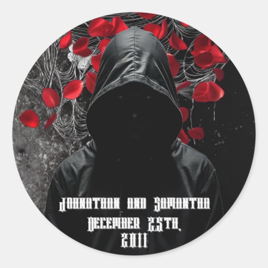 20 - 1.5インチFavyスタンプHaring Adeline Zade Me ラウンドシール (正面)