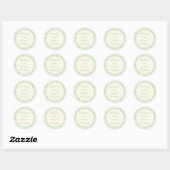 20 - 1.5インチFavy Stickersダマスクパリ ラウンドシール (シート)