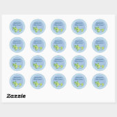20 - 1.5インチFavy Stickers Turtle Reef海海 ラウンドシール (シート)