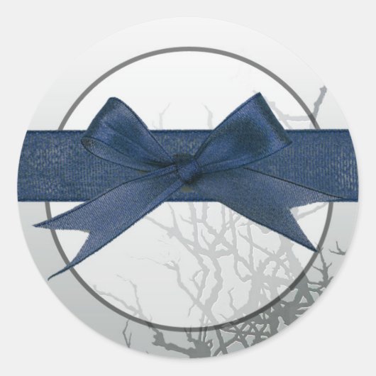 20 - 1.5封筒用シールすりガラス割れミラー ラウンドシール (正面)