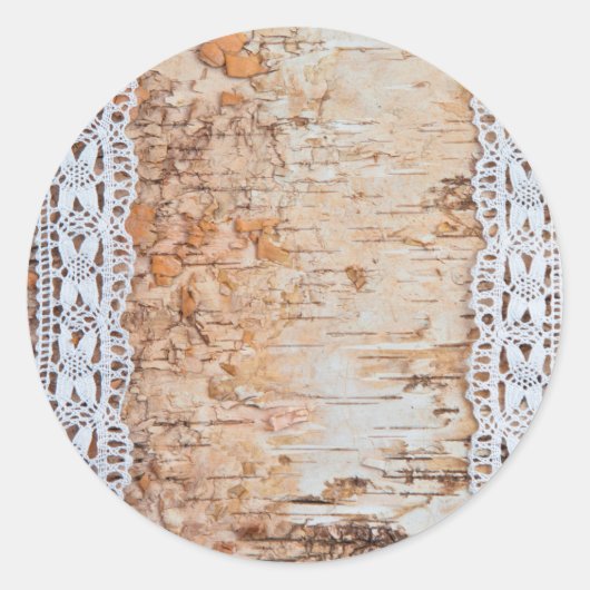 20 - 1.5封筒用シールカントリーバーンウッドレーストリ ラウンドシール (正面)