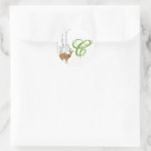 20 - 1.5封筒用シールディアドードウッドランドバック ラウンドシール (バッグ)