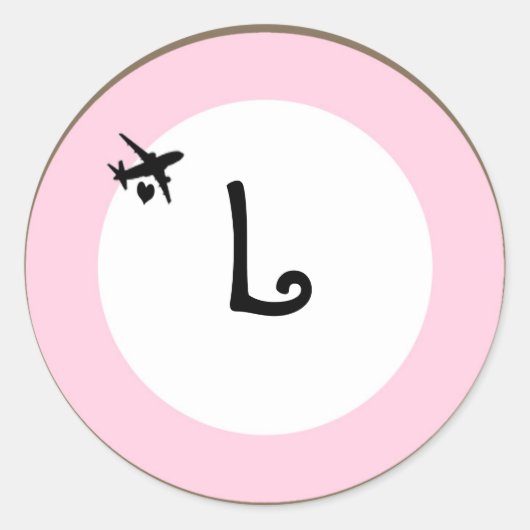 20 - 1.5封筒用シールピンクシティライン ラウンドシール (正面)