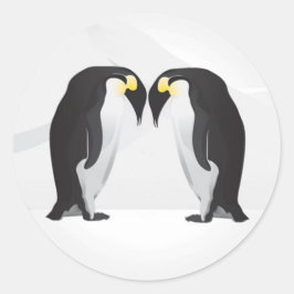 20 - 1.5封筒用シールペンギンMate for Life Gra ラウンドシール