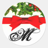 20 - 1.5封筒用シールボウズホリーベリークリステム ラウンドシール (正面)