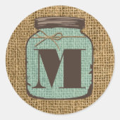 20 - 1.5封筒用シールメイスンジャーブラップカントリー ラウンドシール (正面)