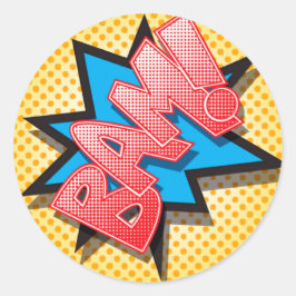 20 - 1.5封筒用シール漫画ストリップブックアーポップ・アートのト ラウンドシール