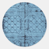 20 - 1.5封筒用シール素朴Tinパネル天井C ラウンドシール (正面)