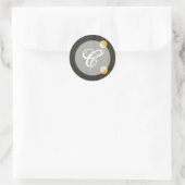 20 - 1.5封筒用シール軍ドレスグリーンズユニフォーム ラウンドシール (バッグ)