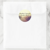 20 - 1.5"お気に入りステッカー日の出の通路の歩道 ラウンドシール (バッグ)