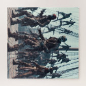 20" * 20"海賊戦争、676点 ジグソーパズル (横)