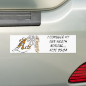 20:24は機能します バンパーステッカー (車上)